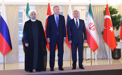 اجلاس سه جانبه سران کشورهای ایران، روسیه و ترکیه در آنکارا آغاز شد