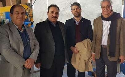 بازدید معاون عملیات بانکی بانک ایران زمین از شرکت صنایع تبدیلی فراز اصفهان