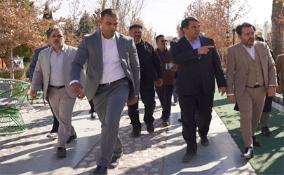  بازدید استاندار کرمان از طرح‌های محور هفت باغ علوی  از احداث مرکز پت اسکن تا بازدید از محموعه  کم نظیر گردشگری ابیت