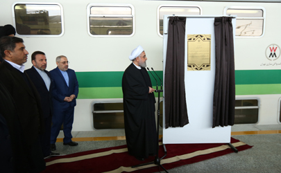 قطار برقی گلشهر به شهر جدید هشتگرد افتتاح شد
