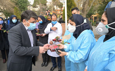 پرستاران مراکز درمانی شمال تهران تقدیر شدند 
