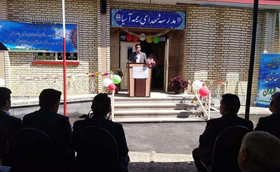 افتتاح مدرسه شهدای بیمه آسیا در استان آذربایجان شرقی