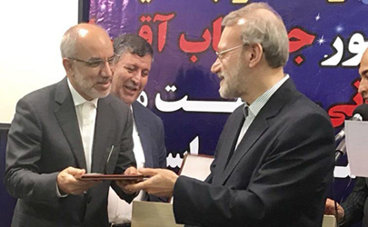 تقدیر دکتر لاریجانی از مدیرعامل بانک سپه