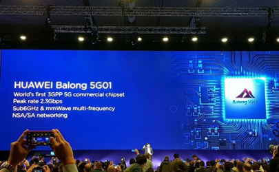 اولین چیپ تجاری 5G توسط هوآوی در MWC 2018 عرضه شد