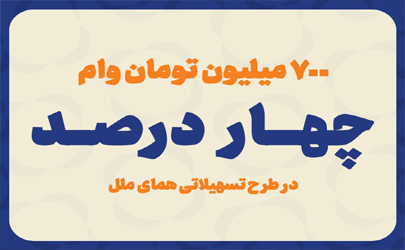 پرداخت ۷ میلیارد ریال تسهیلات قرض الحسنه به اشخاص حقوقی از سوی مؤسسه اعتباری ملل