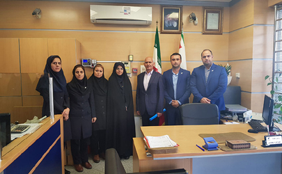 بازدید سرزده مدیرعامل بانک سرمایه از شعبه بلوار فرحزادی