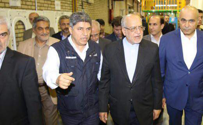 بازدید سرزده وزیر صنعت، معدن و تجارت از مجموعه تولیدی سام