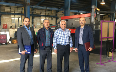 بازدید مدیراستانی بانک ایران زمین از شرکت پایا سیستم