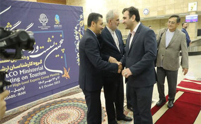 گروه کارشناسان گردشگری کشورهای عضو اکو وارد اردبیل شدند