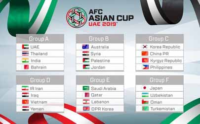 قرعه‌کشی جام ملت‌های آسیا ۲۰۱۹ امارات انجام شد/ هم‌گروهی ایران با عراق، ویتنام و یمن