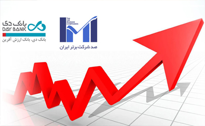 بانک دی در جمع برترین شرکت‌های ایرانی با 82 پله ارتقا در 4 سال