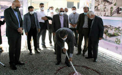 کلنگ آغاز عملیات اجرایی «میدانگاه خورشید» به زمین نشست