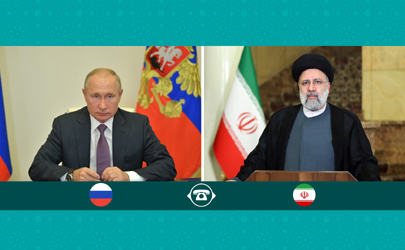 گفتگوی تلفنی روسای جمهور ایران و روسیه / بررسی آخرین وضعیت تقویت همکاری‌های اقتصادی تهران-مسکو 