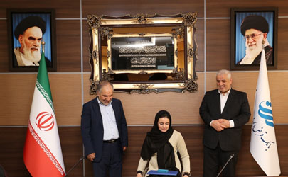 زهرا نعمتی مشاور ورزشی مدیرعامل بانک قرض الحسنه رسالت شد