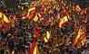 تظاهرات 100ها هزار نفری در بارسلون اسپانیا