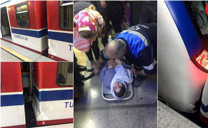 تصاویرتصادف شدید ۲ قطار مترو تهران در ایستگاه طرشت+گزارش