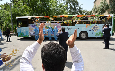 جشن غدیر در دو بیمارستان شهدای تجریش و مسیح دانشوری برگزار شد