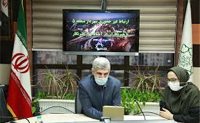 ارتباط غير حضوری فريدون حيدری، شهردار منطقه ٥ با خبرنگاران و قدردانی از تلاش آنها