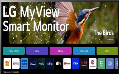 رونمایی از مانیتور هوشمند 4K MyView ال‌جی در نمایشگاه CES 2024 