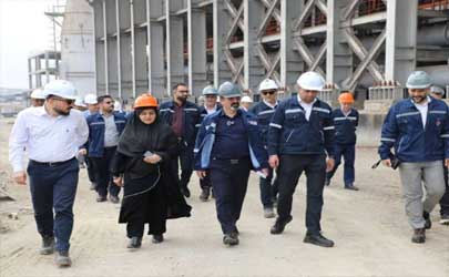 بازدید مدیرعامل هلدینگ صبا انرژی از شرکت صبا فولاد خلیج فارس 
