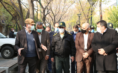تقدیر از نیروهای خدمات شهری مستقر در محدوده بازار بزرگ تهران در منطقه 12