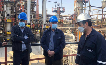 بازدید مدیر عامل شرکت نفت ایرانول از اورهال پالایشگاه روغن سازی تهران 