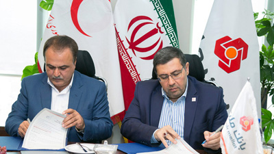 امضای تفاهم نامه همکاری میان بانک ملّت و جمعیت هلال احمر