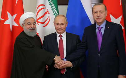 بیانیه روسای جمهوری ایران ، روسیه و ترکیه / تا شکست نهایی گروه های تروریستی به همکاری با یکدیگر ادامه می دهیم