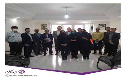 برگزاری جلسه معارفه رئیس بیمه آرمان شعبه گرگان