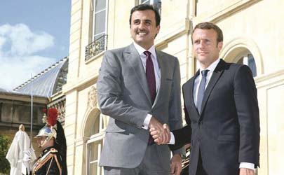 رئیس جمهور فرانسه هدایای امیر قطر را پس داد