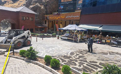 تقویت ایمنی مسیرهای کوهستانی در دربند و پس‌قلعه