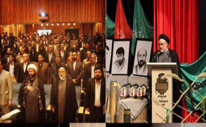 حضور مدیرعامل موسسه اعتباری ملل دراولین یادواره شهدای شبکه بانکی سمنان