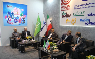 بازدید مدیرعامل هلدینگ صنعت شوینده از غرفه پاکسان در نمایشگاه ایران بیوتی