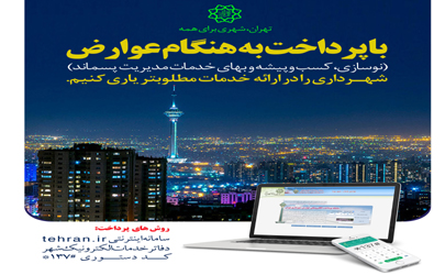 صدور بیش از 123 هزار فیش عوارض نوسازی و پسماند در منطقه 19