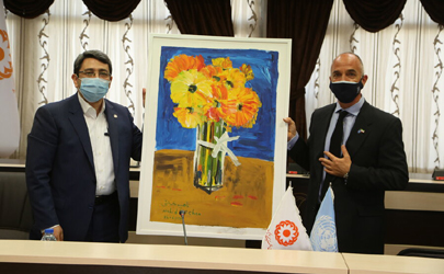 دیدار نماینده مقیم دفتر عمران سازمان ملل متحد ( UNDP ) در ایران با رئیس سازمان بهزیستی کشور