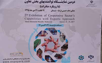 بازدید سرپرست بانک توسعه تعاون از غرفه‌های دومین نمایشگاه توانمندی‌های صادراتی بخش تعاون