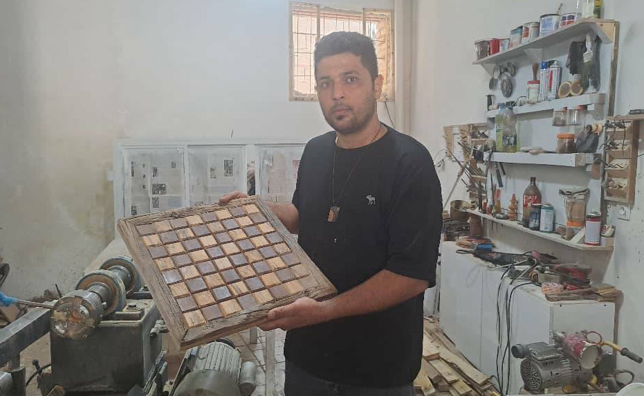 خلق زیباترین آثار هنری با هنرمندی «محسن منتظری خراط» در طراحی و خلاقیت  