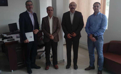 بازدید مدیر استانی بانک ایران زمین از شرکت آبفای البرز