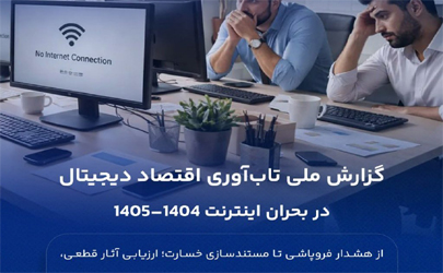 ارزیابی آثار قطعی، اختلال، کاهش پهنای باند و دسترسی طبقاتی بر کسب‌وکارها 
