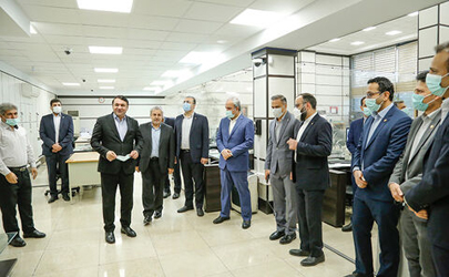 بازدید مدیرعامل بانک سپه از شعبه سیدالشهدا(ع) تهران 