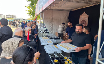 خدمت‌رسانی منطقه یک در آیین بزرگداشت رهبر شهید در مصلای امام خمینی(ره)