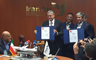 قرارداد رسمی خرید ۲۰ فروند هواپیمای کوچک ATR امضا شد