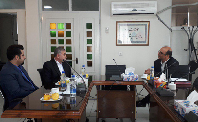 دیدار مدیر استانی بانک ایران زمین با رئیس نظام پزشکی استان همدان