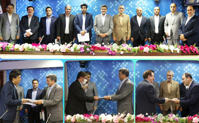 قدردانی از رؤسای حوزه و شعب برتر بانک صادرات ایران 