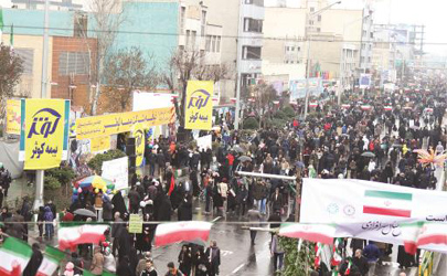 بیمه کوثر خدمتگزار راهپیمایان چهل‌ویکمین سالگرد پیروزی انقلاب  