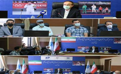 تقدیر از قهرمان كاراته المپیك توكیو با حضور رئیس کل بیمه مرکزی