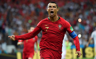 اسپانیا 3- پرتغال 3؛ با هتریک رونالدو ایران به صدر جدول رسید