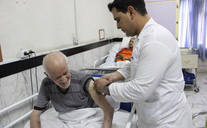 واکسیناسیون مددجویان کهریزک در مقابله با آنفولانزا فصلی