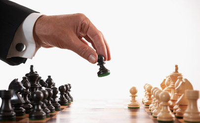 رقابت یک به چند شطرنج بازان در خانه های سیاه و سفید