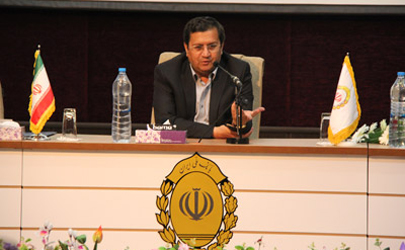 بازدید دکتر همتی از اداره امور شعب بانک ملی استان خراسان شمالی